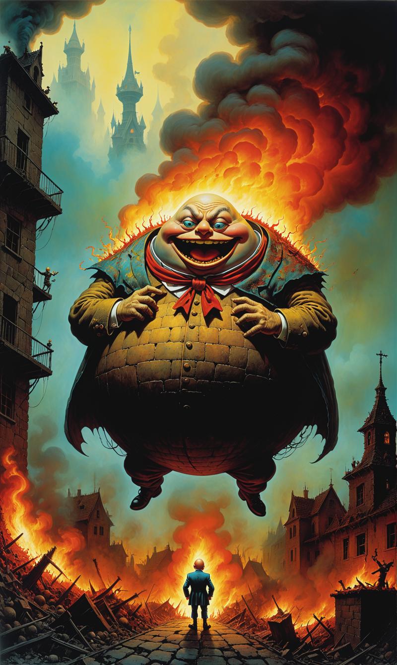 01363-609810400-Negotiating nightmare frequencies, evil humpty dumpty caricature monstrosity burning in hell, by Dr Suess and Zdzislaw Beksinski.png